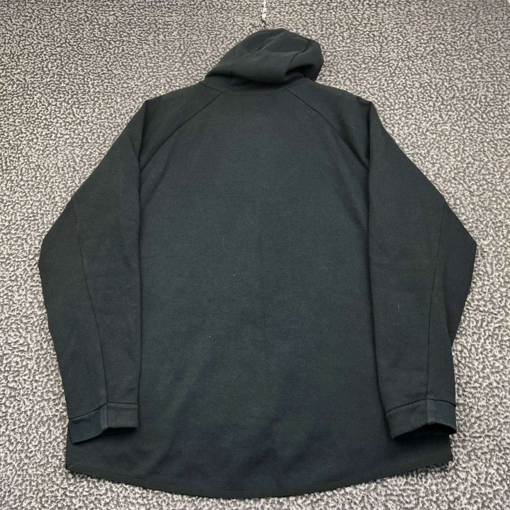 Nike Tech Fleece Hoodie Men XXL Black Full Zip Long Sleeve Pocket 2XL